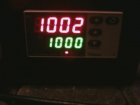 1002 degrees C in vacuum chamber